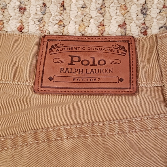 MENS RALPH LAUREN POLO TAN 30X32 - Picture 4 of 6